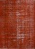 pae-1441 russet/rust red and orange wool hand knotted Rug