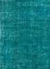 pae-1445 teal blue/teal blue blue wool hand knotted Rug