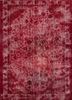 pae-1470 deep red/deep red red and orange wool hand knotted Rug
