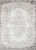 pae-1482 cloud white/dark brown ivory wool hand knotted Rug