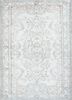 pae-1487 white/sea green ivory wool hand knotted Rug
