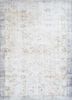 pae-1495 warm cream/steel gray ivory wool hand knotted Rug