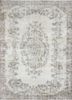 pae-1511 cloud white/toffee ivory wool hand knotted Rug