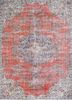 pae-1516 outrageous orange/marigold red and orange wool hand knotted Rug