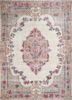 pae-1533 marigold/pumpkin beige and brown wool hand knotted Rug