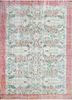 pae-1539 cloud white/pumpkin ivory wool hand knotted Rug
