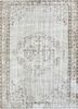 pae-1586 cloud white/coffee beige and brown wool hand knotted Rug