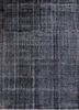 pae-1590 ebony/ebony grey and black wool hand knotted Rug