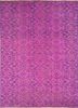 pae-1635 fresh violet/fresh violet pink and purple wool hand knotted Rug