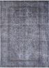 pae-1648 stone gray/stone gray grey and black wool hand knotted Rug