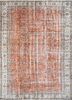 pae-1677 deep red/gold red and orange wool hand knotted Rug