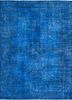 pae-1737 dark blue/dark blue blue wool hand knotted Rug
