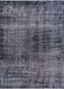 pae-1746 ebony/ebony grey and black wool hand knotted Rug