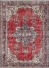 pae-2023 red/teal blue red and orange wool hand knotted Rug
