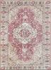 pae-2036 lilac/light gold pink and purple wool hand knotted Rug