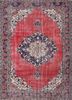 pae-2051 ensign blue/red blue wool hand knotted Rug
