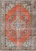 pae-2057 orange/rose petal red and orange wool hand knotted Rug