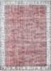 pae-2097 red ochre/white red and orange wool hand knotted Rug