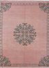 pae-2119 rose petal/rose petal red and orange wool hand knotted Rug