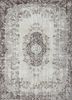 pae-2167 fog/dark brown green wool hand knotted Rug