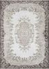 pae-2188 fog/dark brown green wool hand knotted Rug