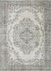 pae-2200 fog/forest green green wool hand knotted Rug