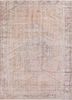 lacuna beige and brown wool hand knotted Rug - HeadShot