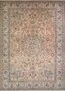 pae-223 citron/light mushroom red and orange wool hand knotted Rug