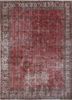 pae-2239 red/warm tan red and orange wool hand knotted Rug