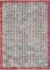 pae-2276 antique green/red green wool hand knotted Rug