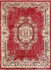 pae-2332 red/bright gold red and orange wool hand knotted Rug