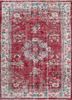 pae-2357 red/rose smoke red and orange wool hand knotted Rug