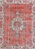 pae-2368 russet/white red and orange wool hand knotted Rug
