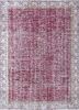 pae-2387 red/lotus red and orange wool hand knotted Rug