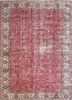 pae-2406 red/warm tan red and orange wool hand knotted Rug