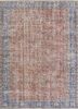 pae-2647 brick red/blue berry red and orange wool hand knotted Rug