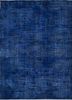 pae-2701 deep navy/ebony blue wool hand knotted Rug