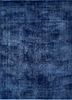 pae-2723 deep navy/ebony blue wool hand knotted Rug