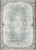 pae-2751 forest green/dark brown green wool hand knotted Rug
