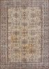 pae-2754 italian straw/mauve beige and brown wool hand knotted Rug