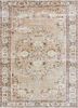 pae-2788 honey yellow/white beige and brown wool hand knotted Rug