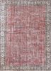 pae-2813 red/cloud white red and orange wool hand knotted Rug