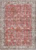 pae-2815 classic rust/lead gray red and orange wool hand knotted Rug