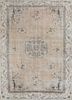 pae-2843 medium peach/gold beige and brown wool hand knotted Rug