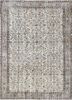pae-2848 soft beige/medium brown beige and brown wool hand knotted Rug