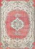 pae-2850 russet/wild lime red and orange wool hand knotted Rug