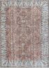pae-2883 russet/linen red and orange wool hand knotted Rug
