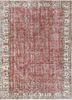 pae-2910 navajo red/apple green red and orange wool hand knotted Rug