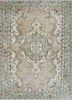pae-2936 bright gold/deep sea beige and brown wool hand knotted Rug