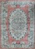 pae-2943 beige/beige red and orange wool hand knotted Rug
